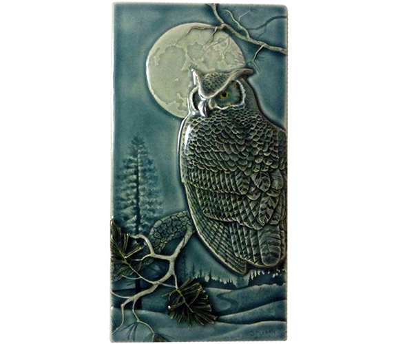"Night Owl" wall tile - John Beasley